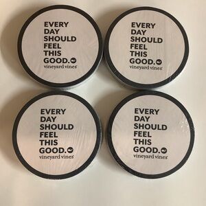 Vineyard Vines Disposable Coasters Set of 4. New